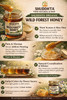 SHUDDHTA Organic Wild Forest Honey, Pure Natural & Raw, Multiflora| 250 gm