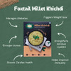 Millet Amma CERTIFIED ORGANIC Millet Khichdi Mix |  | 65% Millet Content | Easy & Ready to Cook | Instant Millet Breakfast Mix | Rich in Protein & High Fiber | 100% Vegan |250gm|0.55 lbs