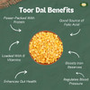 Millet Amma Organic Toor Dal | Good Source of Protein and Iron | Enhances Carbohydrate Metabolism | 100% Vegan & Gluten Free | Suitable for Multiple Recipes (Sambar, Dal Fry) |500gm|1.1 lbs