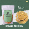 Millet Amma Organic Toor Dal | Good Source of Protein and Iron | Enhances Carbohydrate Metabolism | 100% Vegan & Gluten Free | Suitable for Multiple Recipes (Sambar, Dal Fry) |500gm|1.1 lbs