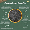 MILLET AMMA Organic Green Gram (Moong Dal) Whole -| 100% Vegan, Gluten Free & No Preservatives | Suitable for Multiple Recipes | Source of Proteins |500gm|1.1 lbs