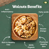 MILLET AMMA Organic Walnuts | Contain Polyunsaturated Fatty Acids | 100% Vegan & Gluten Free | Suitable to Mix Them in Multiple Recipes (Salads, Cereal, Use Them While Baking) | Health Snack |250gm|0.55 lbs