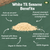 Organic White Til (Sesame Seeds) 250gm. by MILLET AMMA|250gm|0.55 lbs
