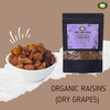 Millet Amma Organic Raisins (Dry Grapes) | Rich in Antioxidants & Source of Vitamins, Minerals | Helps in Strengthening The Bones & Boosting Immunity | 100% Vegan & Gluten Free |250gm|0.55 lbs