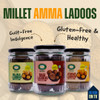 MILLET AMMA Siridhanya Rava Combo, CERTIFIED ORGANIC Millet Pack of 5-2.5Kg, Positive Millets Due to its Balanced Nutritional Profile, Kodo, Foxtail, Browntop, Little, Barnyard by MILLET AMMA|2500gm|5.51 lbs