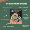 Millet Amma Organic Millet Khichdi Mix | 250 GMS Pack | 65% Millet Content | Easy & Ready to Cook | Instant Millet Breakfast Mix | Rich in Protein & High Fiber | 100% Vegan |250gm|0.55 lbs