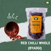 Millet Amma Guntur Red Chilli Whole Organic |100gm|0.22 lbs