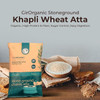 Stoneground 1 kg Khapli Wheat Atta/Flour | Nutrient-Rich Flour for Sourdough, Rotis, and More | Organic, High Protein & Fiber, Sugar Control, Easy Digestion | 100% Whole Emmer Wheat by Gir Organic|1000gm|2.2 lbs