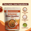 Schezwan Jowar Millet Noodles by Conscious Food|207gm|0.46 lbs