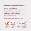 Organic Ragi Flour | Finger Millet Flour | Nachni Atta | Kelvaragu Flour by Radha Govind|1800gm|3.97 lbs