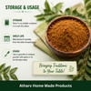 ATHARV Atharv Curry Leaves Chutney Powder Natural Karuveppilai Podi South Indian Dry Spice Mix Ready to Eat Healthy Side Dish for Idli Dosa Rice (Pack of 2) |400gm|0.88 lbs