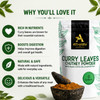 ATHARV Atharv Curry Leaves Chutney Powder Natural Karuveppilai Podi South Indian Dry Spice Mix Ready to Eat Healthy Side Dish for Idli Dosa Rice (Pack of 2) |400gm|0.88 lbs