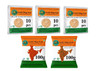 Gavthi Village Foods Kadak Jowar Roti & Peanut Chutney Powders | Flavours - Garlic & Curry Leaves | Ready to Eat Millet Rotti | 30 Jowar Rotti Meal |100gm|0.22 lbs