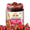 Eatopia-Sugar Free Strawberry Honey Jam | 100% Pure & Natural | Healthy Jam for Kids & Adults | No Added Flavours & Preservatives | 70% Real Strawberries | Sweetness from Real Fruits & Honey | Pack of 1 |240gm|0.53 lbs