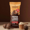 EAT BETTER CO -Chocolate Fudge Protein Laddoos | 10 gm protein & 4.5 gm fiber per pack per pack - Delicious Protein Bar Replacement|40gm|0.09 lbs