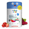 Little Joys DHA Brain Health Gummies For Kids | 7-12 years | 30 Day Pack | Improved Concentration, Mood & Sleep | Packed With 8 Vitamins & Minerals | Multivitamin Gummies For Kids With No Added Sugar |200gm|0.44 lbs