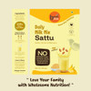 bwise365 Daily Milk Mix Sattu - No Refined Sugar, Sattu, Almond-Rich, with Banana, Natural, No Preservatives or Artificial Inputs by bWise365|200gm|0.44 lbs
