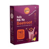 bwise365 Daily Milk Mix Beetroot - No Refined Sugar, Almond-Rich, Millet-Based with Beetroot& Banana, Natural, No Preservatives or Artificial Inputs by bWise365|200gm|0.44 lbs