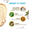 Dandruff Control Hair Mask with 100% Cold Pressed Virgin Coconut Oil by Coco Soul|160gm|0.35 lbs