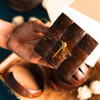 Thenga Eco-Friendly Corporate Gift Hamper | Handcrafted Coconut Shell Desk Set with Pen Holder, Clock, Mobile Holder & Message Card|730gm|1.61 lbs