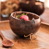 Thenga Coconut Shell Kids Bowl | Friendly CAT Design Animal Bowls | Handmade Natural Coconut Shell Bowls , Sustainable Gifting (Set of 2)|200gm|0.44 lbs