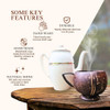 Thenga Coconut Teacup Set of 4 | Handmade Natural Coconut Shell Cups Brown | Reusable & Chemical-Free |900gm|1.98 lbs