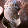 Thenga Coconut Shell Dhoop Batti Stand | Wooden Incense Holder | Eco-Friendly Handcrafted Decor | Cone Dhoop Burner for Fragrance |120gm|0.26 lbs