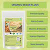 Neotea Organic Kadalai Maavu, Besan Flour Bengal Gram Flour or Garbanzo Bean |500gm|1.1 lbs