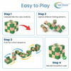 Neotea Wooden Snake Brainstorming Puzzle Cube Toy for Kids & Adults |100gm|0.22 lbs