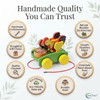 Neotea Wooden Musical Pull Along Toy Cute Chicken Drumming Pull Along Car with |260gm|0.57 lbs