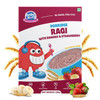 Bebe Burp Ragi Porridge with Strawberry and Banana |200gm|0.44 lbs