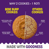 Bebe Burp Organic Oats and Raisins Cookies|150gm|0.33 lbs