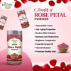 Kalaasha Organics - Rose Petal Powder   |100gm|0.22 lbs
