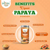 Kalaasha Organics - Papaya Powder   |100gm|0.22 lbs
