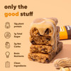 IQBAR Peanut Butter Chip | Brain + Body Keto Protein Bars - 12 Bar Pack by IQBAR|540gm|1.19 lbs