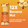 IQBAR Banana Nut | Brain + Body Keto Protein Bars - 12 Bar Pack by IQBAR|540gm|1.19 lbs