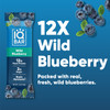 IQBAR Wild Blueberry | Brain + Body Keto Protein Bars - 12 Bar Pack by IQBAR|540gm|1.19 lbs