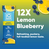IQBAR Lemon Blueberry | Brain + Body Keto Protein Bars - 12 Bar Pack by IQBAR|540gm|1.19 lbs