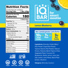 IQBAR Lemon Blueberry | Brain + Body Keto Protein Bars - 12 Bar Pack by IQBAR|540gm|1.19 lbs
