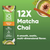 IQBAR Matcha Chai | Brain + Body Keto Protein Bars - 12 Bar Pack by IQBAR|540gm|1.19 lbs