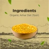 Bharat Organics Unpolished Toor Dal |500gm|1.1 lbs