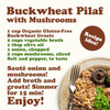 Food to Live Organic Buckwheat Groats – Whole Grain Buckwheat Seeds, Raw |454gm|1.0 lbs