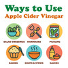 Food to Live Organic Apple Cider Vinegar, Vegan |479gm|1.06 lbs