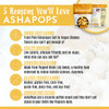 AshaPops - Turmeric - Popped Water Lily Seeds |28gm|0.06 lbs