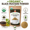 Spicy Organic – Organic Black Mustard Seed Powder by Spicy Organic|227gm|0.5 lbs