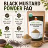 Spicy Organic – Organic Black Mustard Seed Powder by Spicy Organic|454gm|1.0 lbs