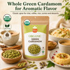 Spicy Organic – Organic Cardamom Pods by Spicy Organic|454gm|1.0 lbs