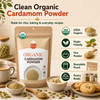 Spicy Organic – Organic Cardamom Powder by Spicy Organic|227gm|0.5 lbs
