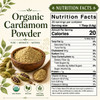 Spicy Organic – Organic Cardamom Powder by Spicy Organic|454gm|1.0 lbs