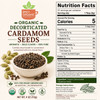 Spicy Organic – Organic Cardamom Seeds by Spicy Organic|113gm|0.25 lbs